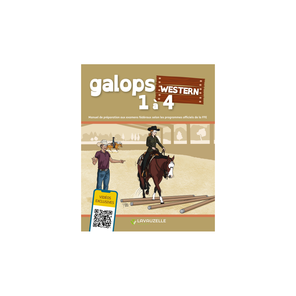 Manuel de préparation au galops western 1 à 4 + Vidéos