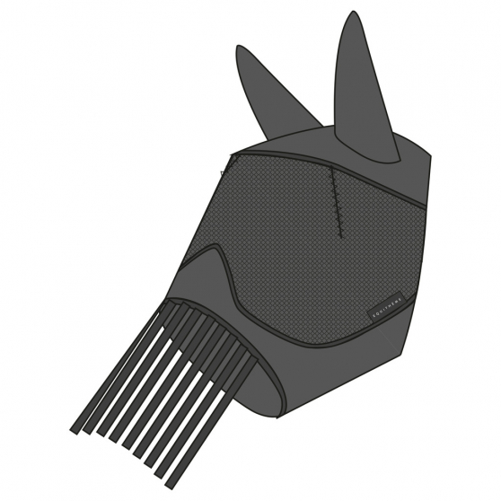 Masque anti-mouches anti-UV EQUITHÈME Franges