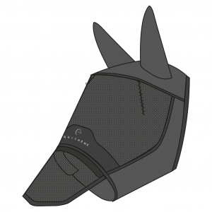 Masque anti-mouches anti-UV EQUITHÈME Mesh avec nez