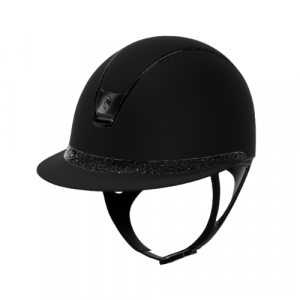 Samshield Miss Shield 2.0 Shadowmatt Helmet with Crystal Fabric front band