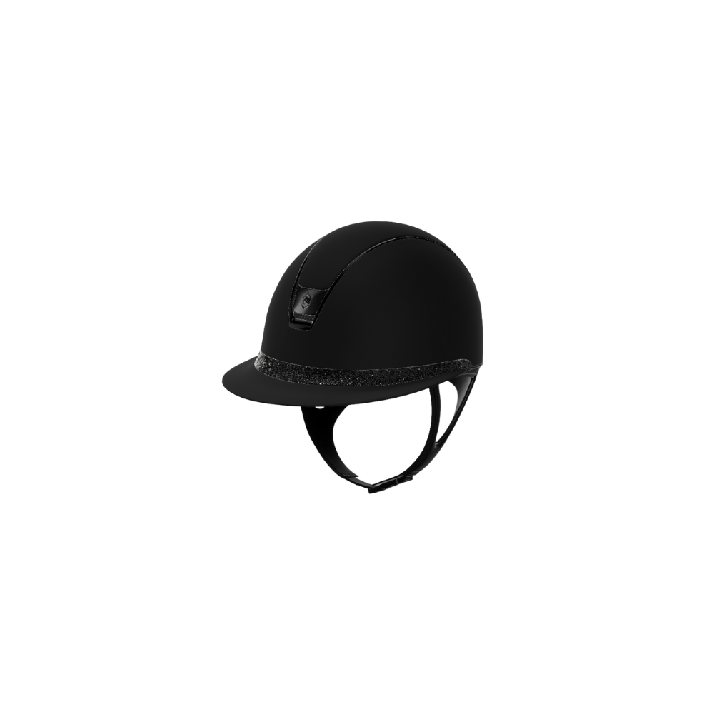 Samshield Miss Shield 2.0 Shadowmatt Helmet with Crystal Fabric front band