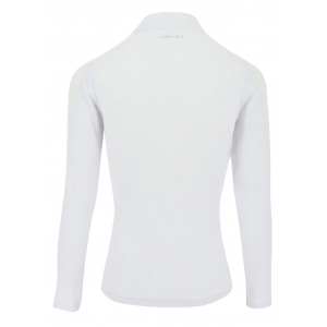 Polo de concours EQUITHÈME Pekin manches longues - Femme