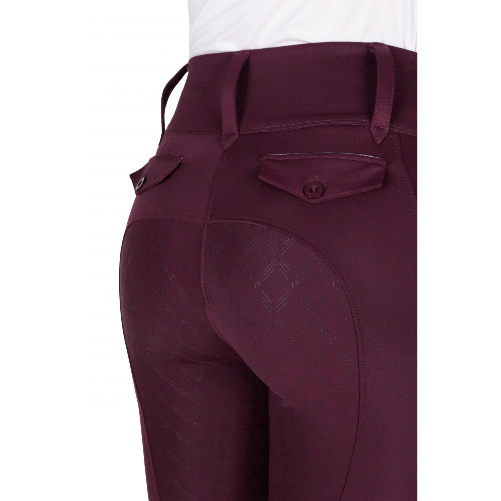 Pantalon Jean's Texas Silicone EQUITHEME - Femme - Taille 42 - Couleur Bleu - Lavage Machine - Coupe Droite