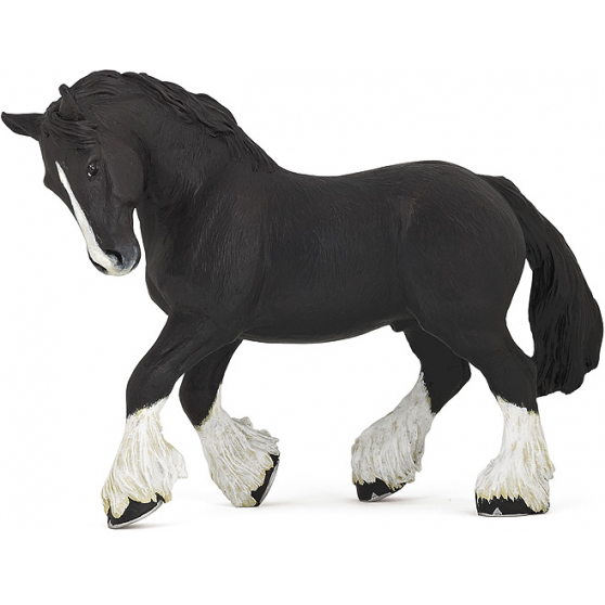 Étalon Shire Papo noir Étalon Shire Papo noir