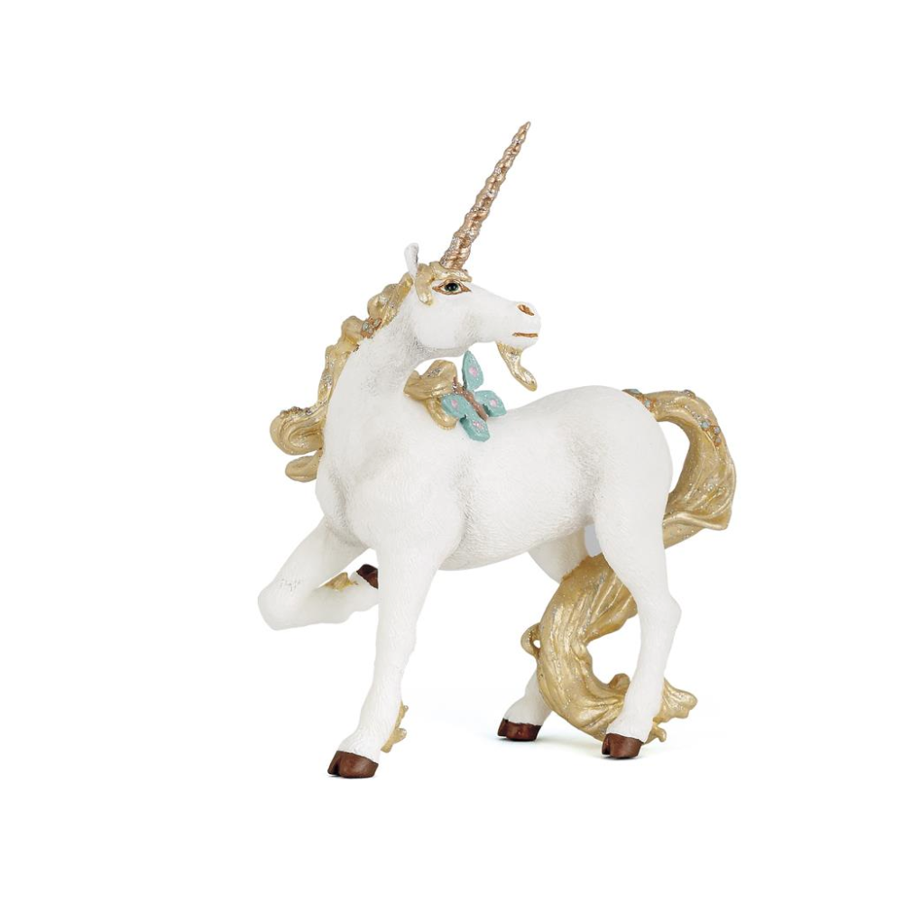 Papo gold unicorn