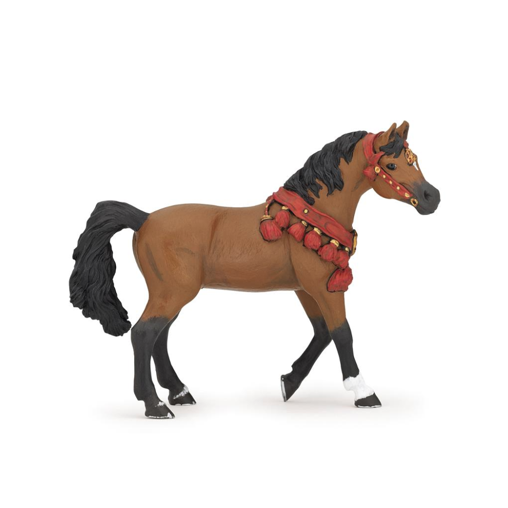 Papo Arabian horse in parade dress
