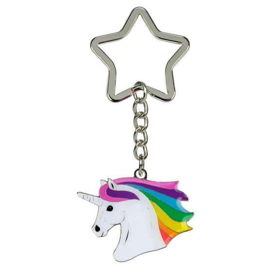 Porte-clés Tête de Licorne Porte-clés Tête de Licorne