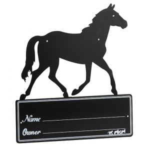 Hippo-Tonic Horse Silhouette stall plaque