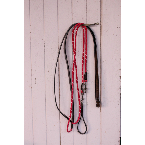 PENELOPE " Leather&rope" Draw reins