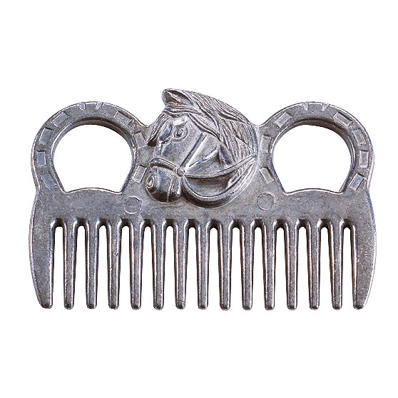 Hippo-Tonic Tail comb with horse's head