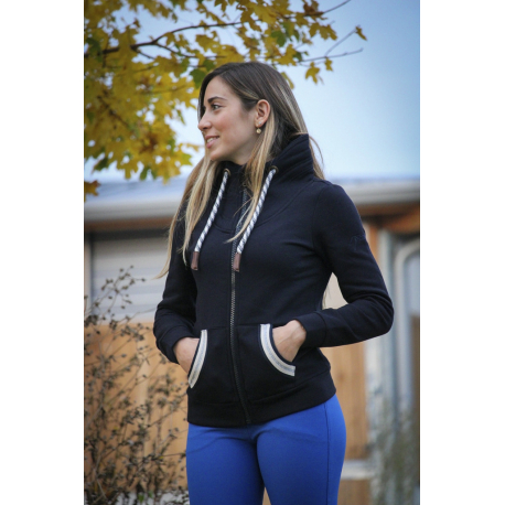 Sweat zippé Pénélope Comète - Femme Sweat zippé Pénélope Comète - Femme