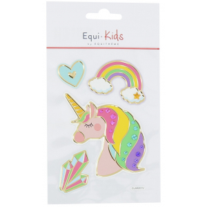 Stickers Equi-Kids Relief Unicorn + Strass