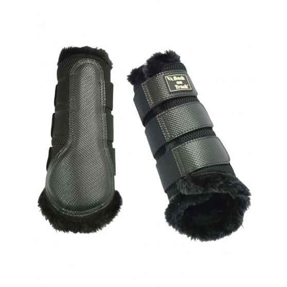 Back on Track ® 3D Mesh brush tendons boots with fur lining