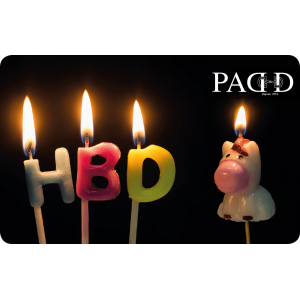Carte Cadeau Padd Happy BDay