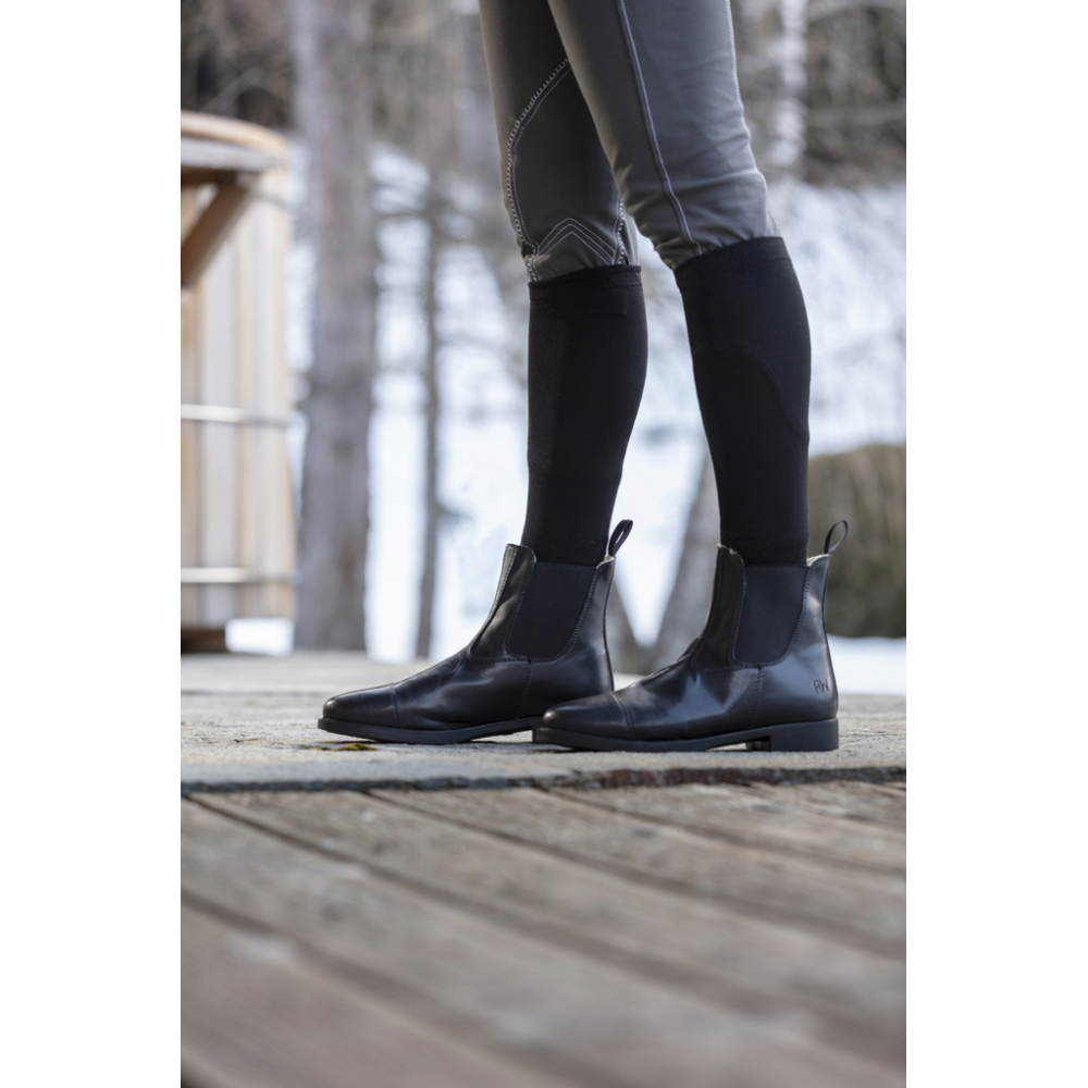 synthetic riding boots