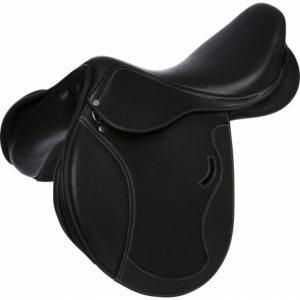 ERIC THOMAS FITTER Jumping saddle, lined leather