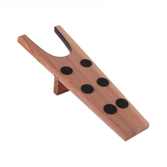 Wooden boot remover