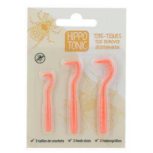 Hippo-Tonic Tick Removal Tweezers - Set of 3