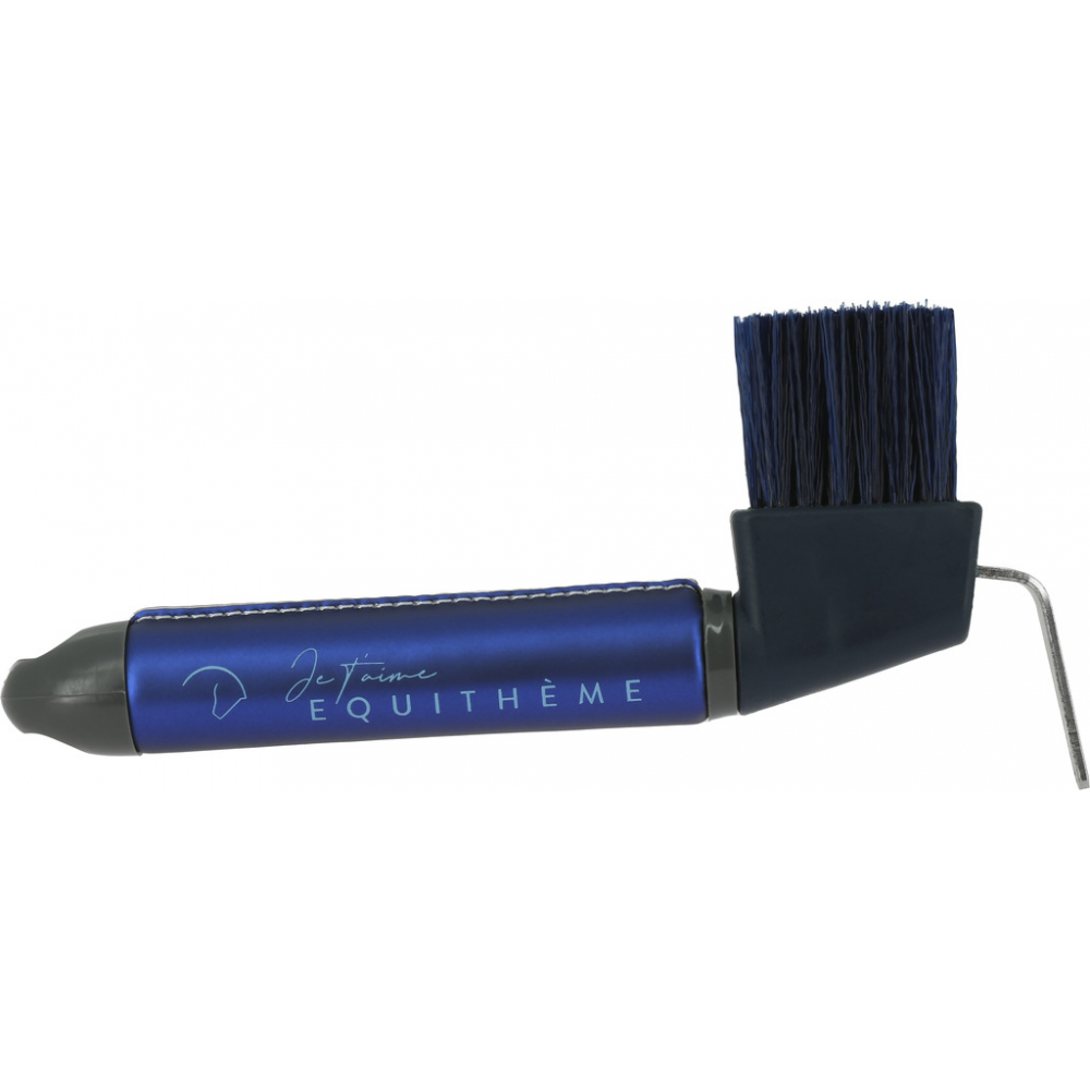 Premier Equine Brosse à Sabot Avec Pot Intégré – Applique Onguent/Huile Sabot, Couvercle Vissant, Pratique Quotidien & Concours