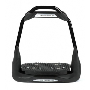 Freejump Air'S Full Black Straight Stirrup