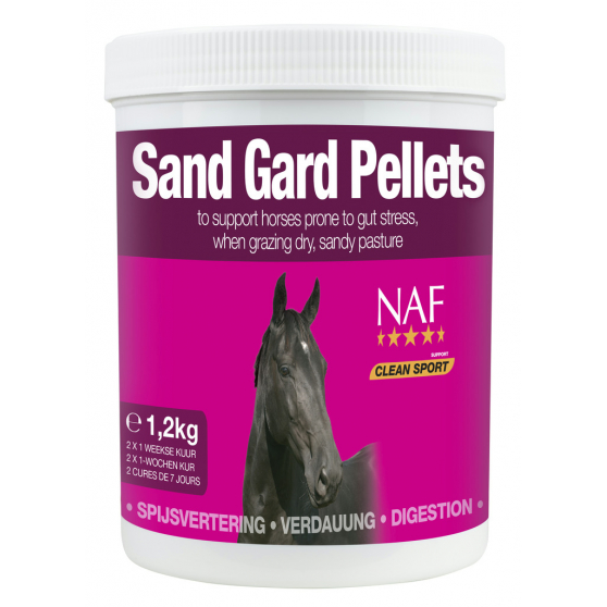 NAF Sand Gard : Soutien intestinal lors d'ingestion de sable NAF Sand Gard : Soutien intestinal lors d'ingestion de sable