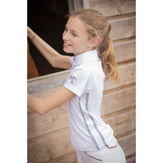 Polo de concours Pénélope Moon mesh - Enfant