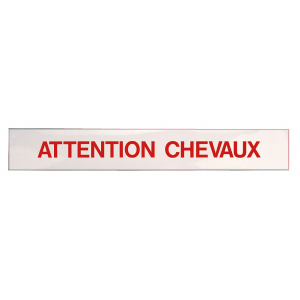 Aufkleber - Attention Chevaux